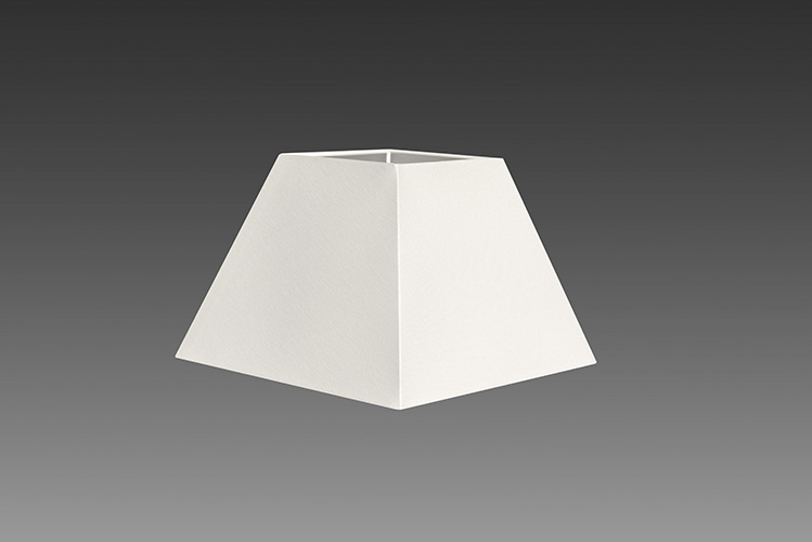Abat-jour Carré Banci Firenze – 45,5 Cm, Tissu, Fait Main En Italie, Style Art Déco